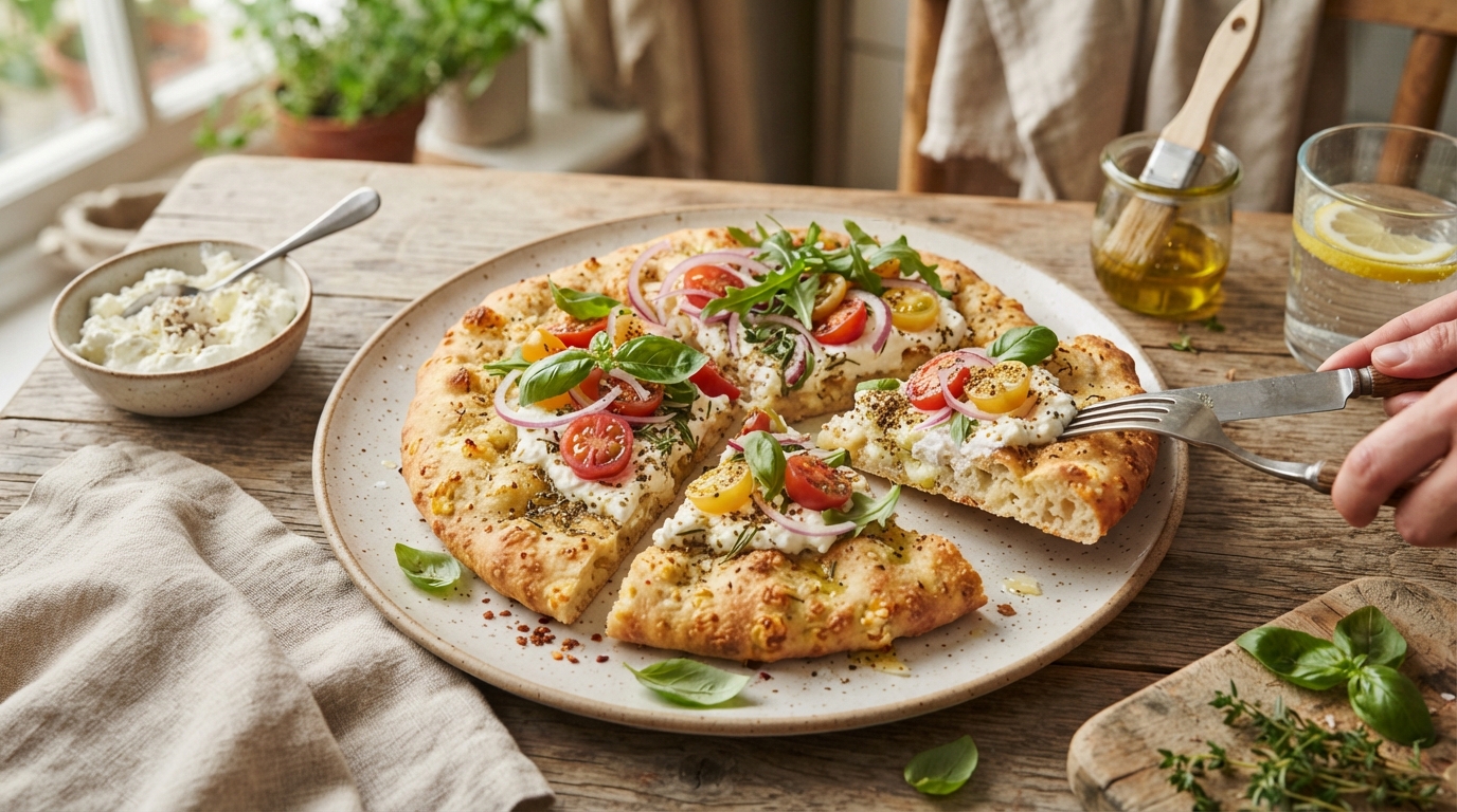 COTTAGE CHEESE FLATBREAD