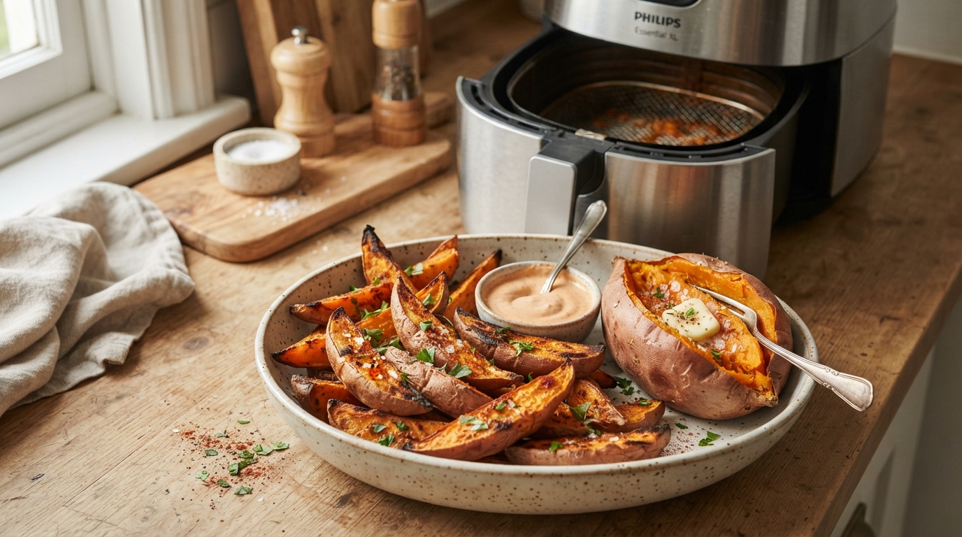 AIR FRYER SWEET POTATO
