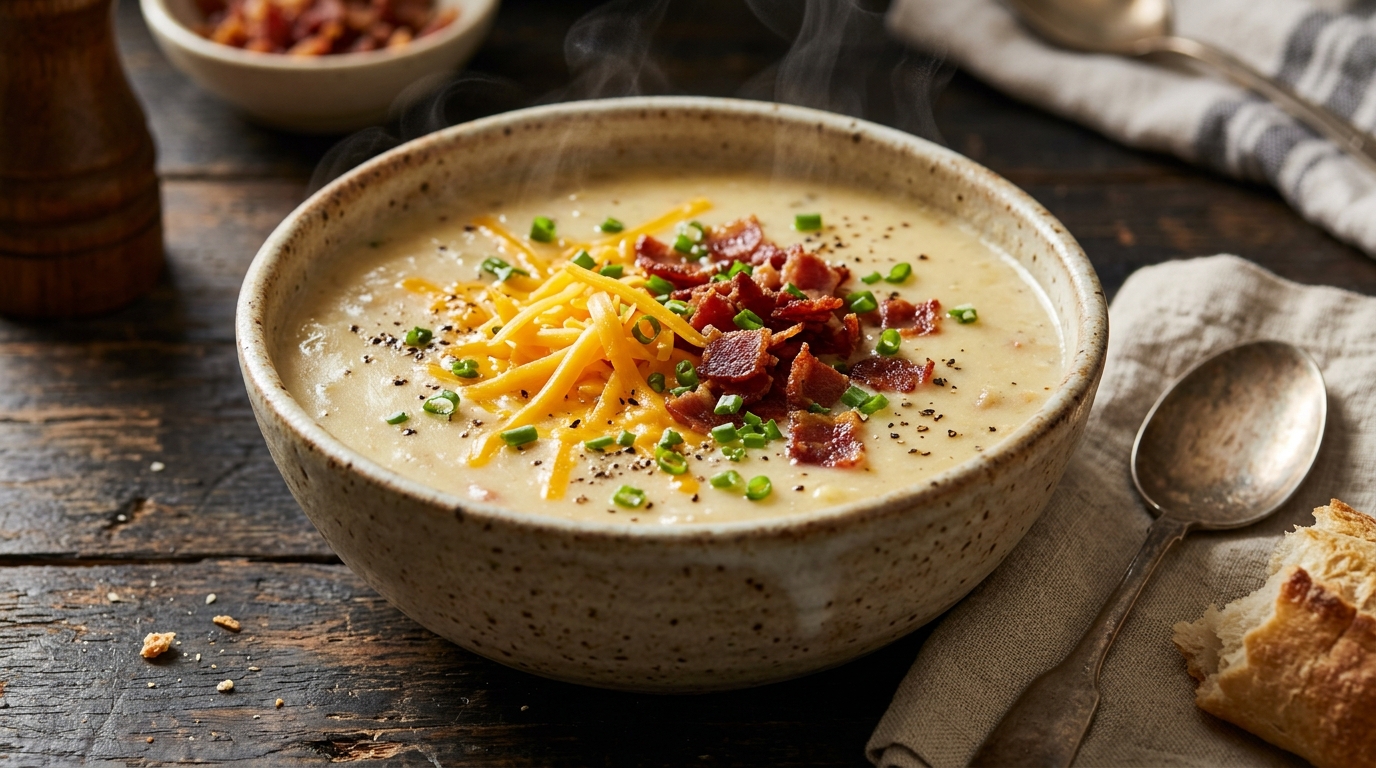 CREAMY POTATO SOUP RECIPE